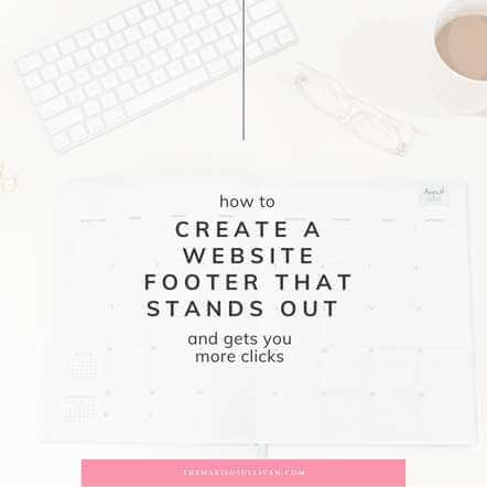 How to create a website footer that stands out