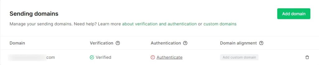 Ensure your MailerLite account is verified and authenticated and that your domain alignment is taken care of before using MailerLite for email marketing.