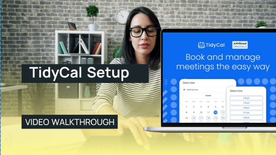 TidyCal setup video walkthrough